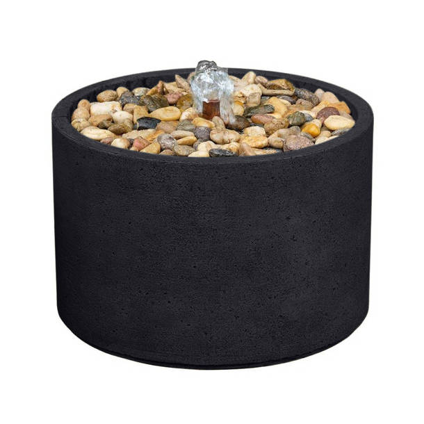 August Grove® Evita Concrete Fountain & Reviews Wayfair
